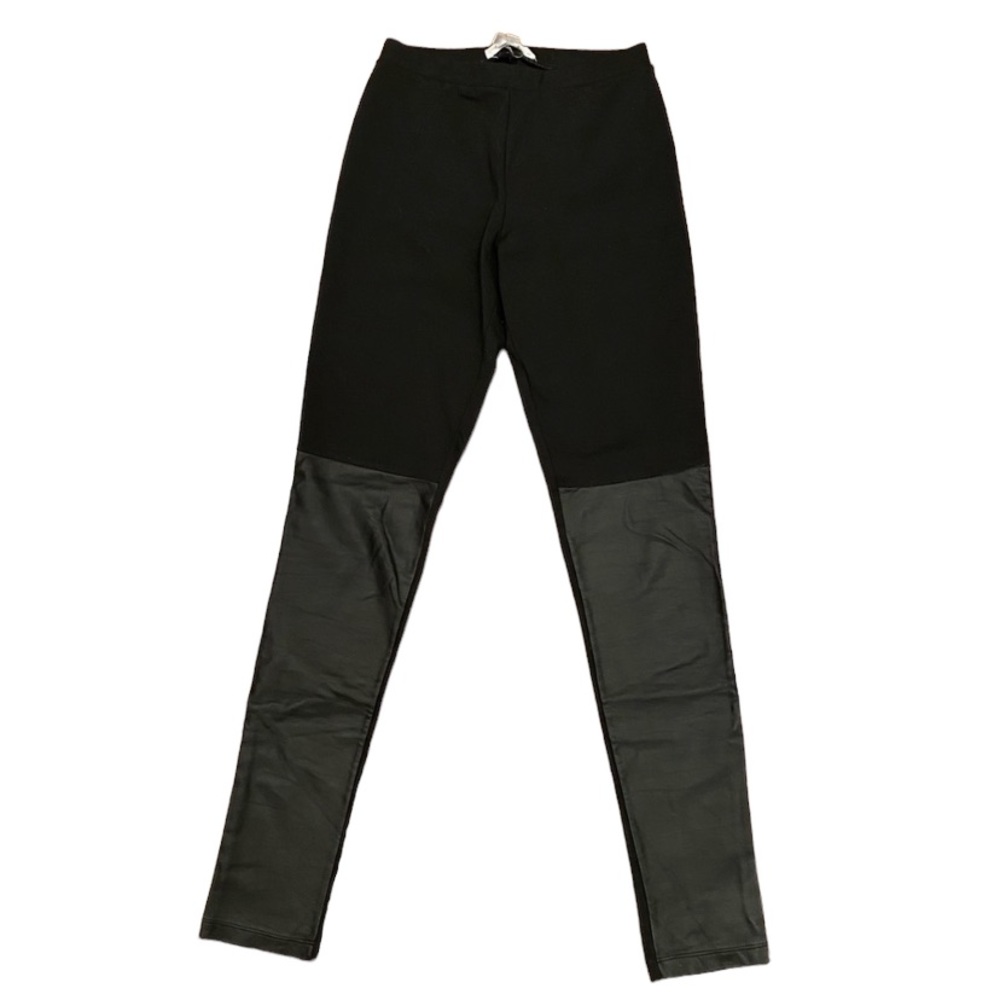 BCBG Faux Leather Leggings